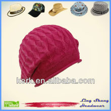 Chapeau d&#39;hiver chaud Chapeau de motif en tricot gratuit Beanie Bonnet en tricot personnalisé chapeau d&#39;hiver, LSC25